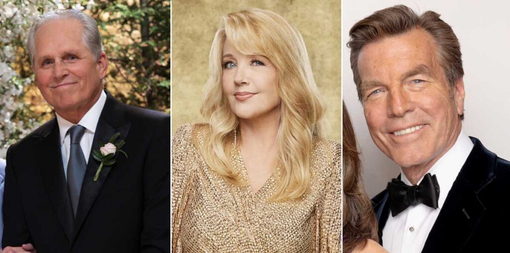 general hospital's gregory harrison, young and restless's melody thomas scott and peter bergman