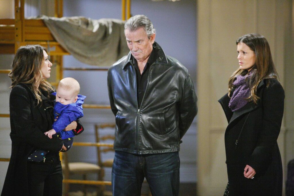 elizabeth hendrickson, eric braeden, melissa claire egan, the young and the restless