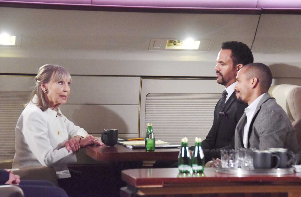 marla adams, bryton james, kristoff st john, the young and the restless