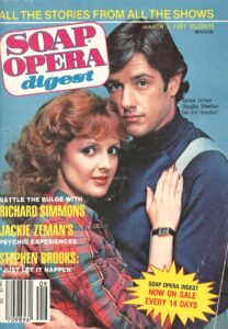 soap opera digest cover with jacklyn zeman and doug sheehan