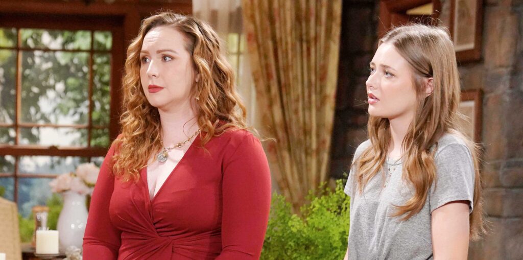 Exclusive Y&R Preview: Mariah And Faith Witness Sharon Unraveling - Soap  Opera Digest