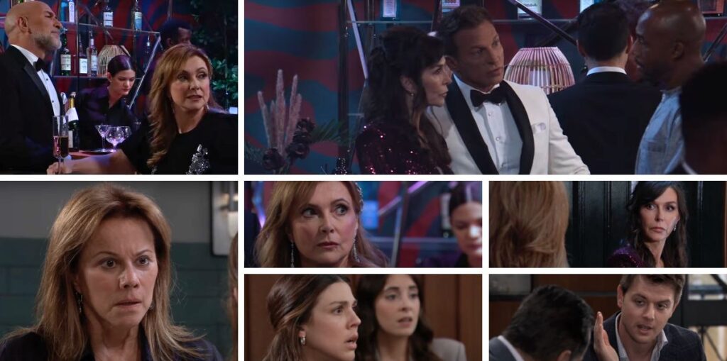 general hospital spoilers collage of anna, holly, jason, sidwell, alexis, molly, kristina, michael, sonny.